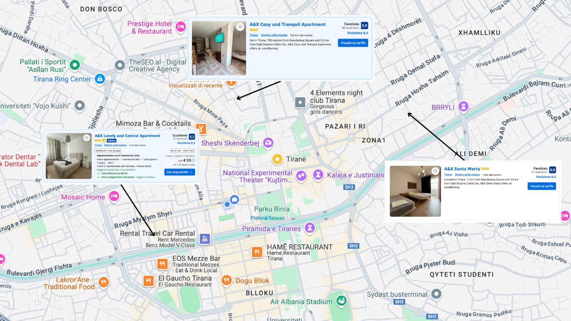 A&X Lovely And Central Apartment - 24H Self Check-In ティラナ エクステリア 写真